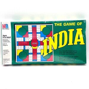 The Game Of India By Milton Bradley Ages 6 To Adult 2-4 Players Vintage Sealed